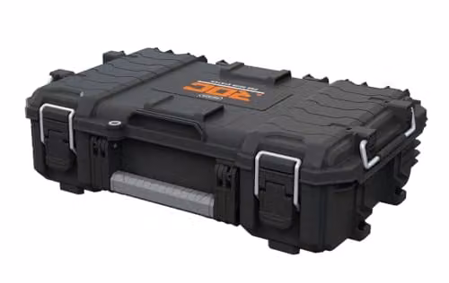 Keter Pro Gear 2.0 Stackable and Waterproof Power Tool Case in Black