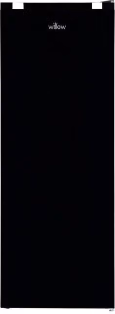 Willow WTL55B 241L Freestanding Tall Larder Fridge in Black with Reversible Door and LED Interior Light, W/D/H: 55 x 54 x 41 cm