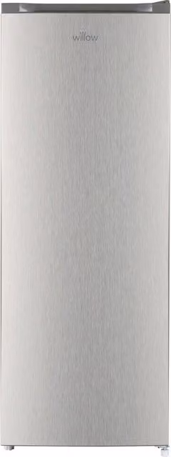 Willow Upright Freestanding Low Frost Tall Freezer in Grey/Silver, H 177 cm