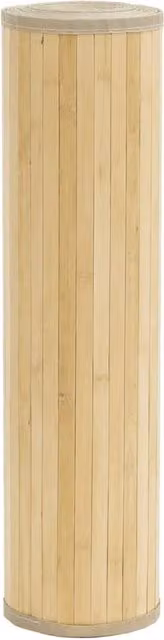 Berkfield Home Rectangular Bamboo and Polypropylene Rug in Beige, W: 80 cm, L: 300 cm