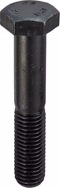 Unifix Grade 8.8 HT Steel Hexagon Bolts in Black, Pack of 5