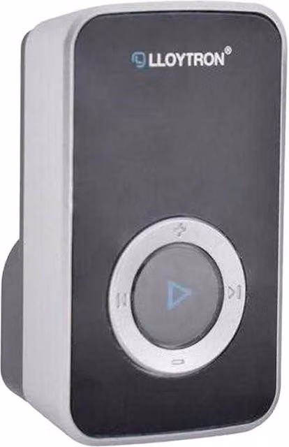 Lloytron Wireless Mains Plug-in Doorbell in Black