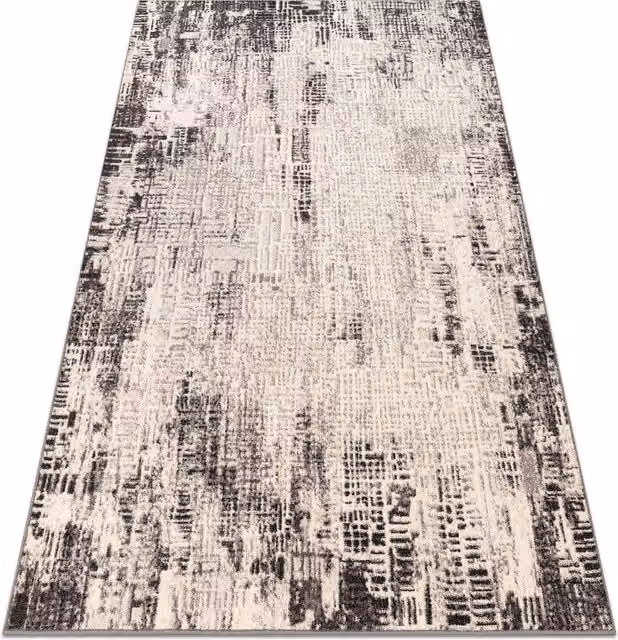 RugsX Angel Abstract Modern Wool Rug in Beige, W/D: 120 x 170 cm