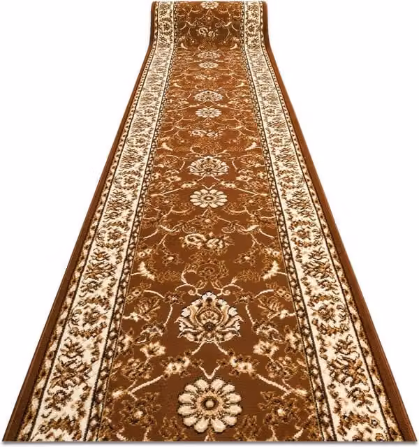 RugsX Bcf Morad Oriental Runner in Brown, W: 120 cm, L: 190 cm
