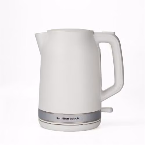 Hamilton Beach Ella Electric Kettle with Auto Shut Off, 1.7 l, White