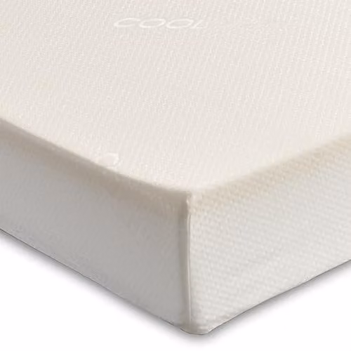eXtreme Comfort Ltd Luma Single Memory Foam Mattress in White, W/D/H: 90 x 190 x 15.24 cm