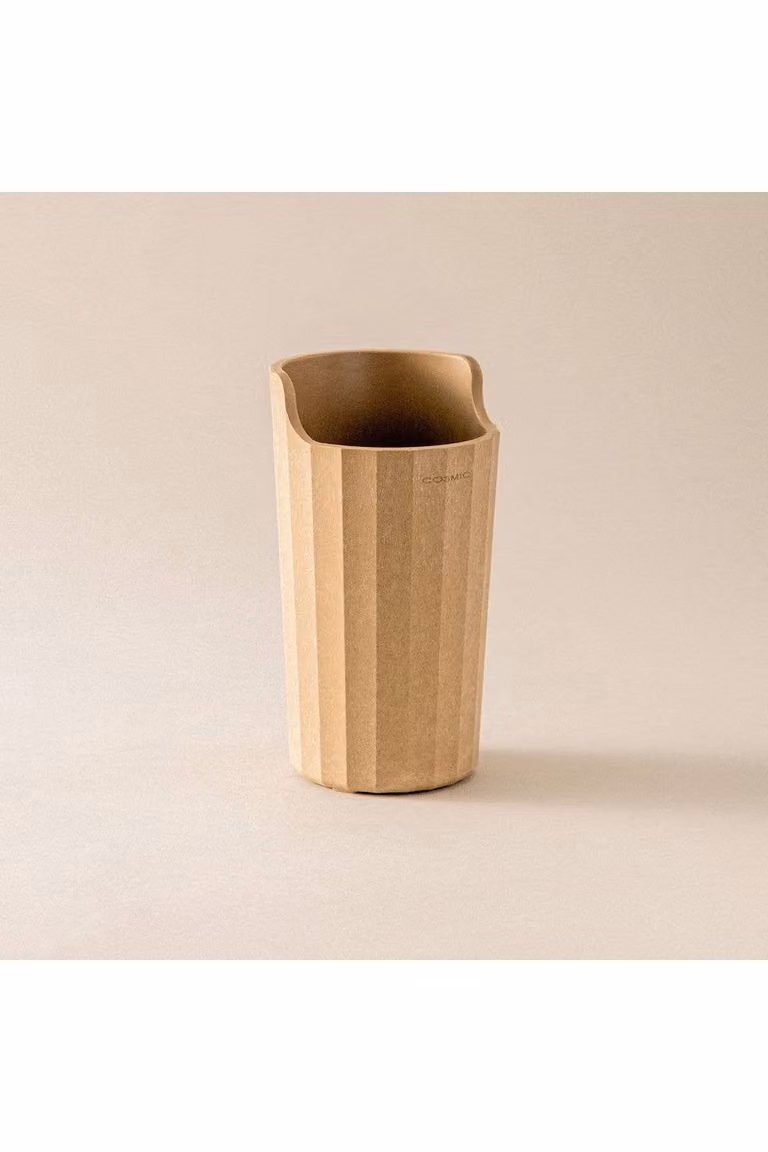 Cosmic Avenir Collection Toothbrush Holder and Bathroom Tumbler in Beige Light Sand