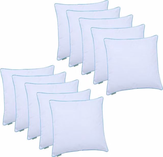 Gardenista Turquoise Blue Square Outdoor Decorative Garden Scatter Cushion, W/D/H: 45 x 45 x 45 cm