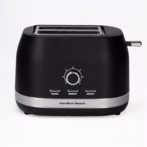 Hamilton Beach Ella 2 Slice Toaster, 800W, Black