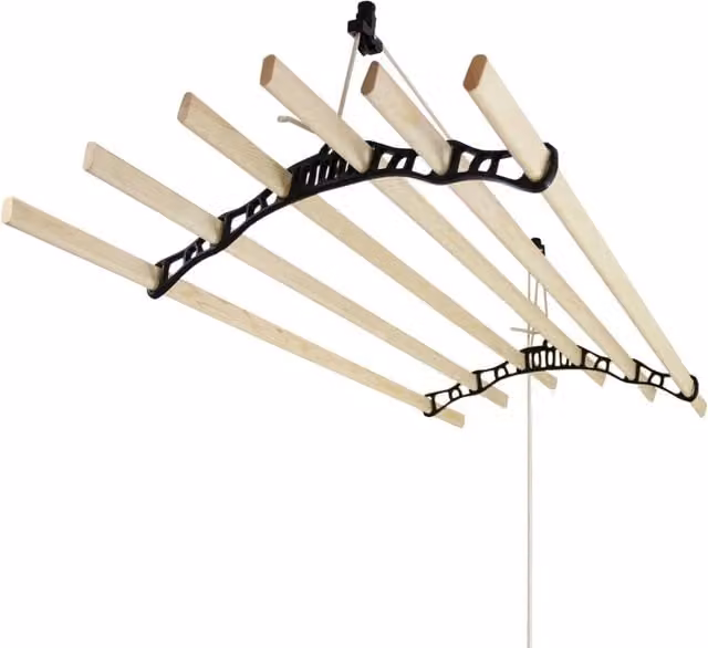 Monstershop Clothing Airer Ceiling Pulley in Black