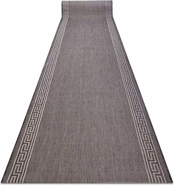 RugsX Sion Sisal Runner in Grey, W/D: 150 x 120 cm