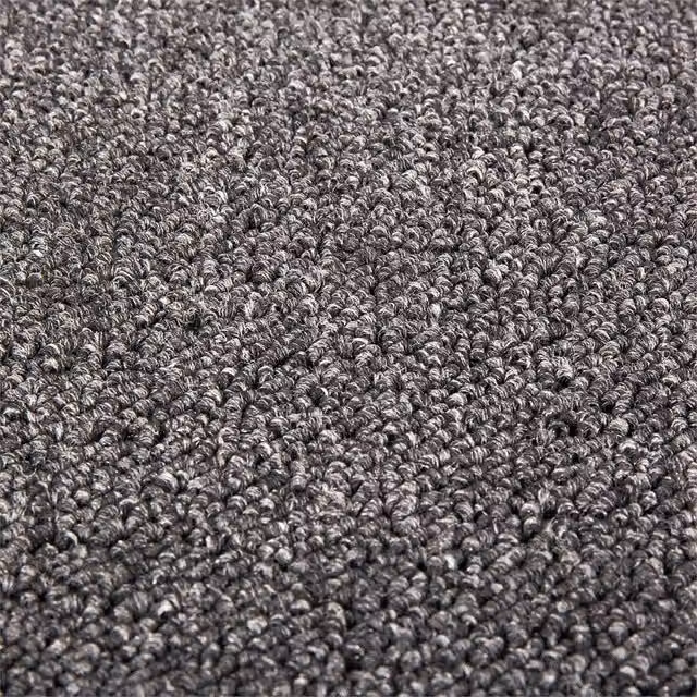 FLAVORA Heavy Duty Carpet Tiles in Anthracite Grey, 20 Pieces