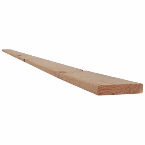 Snowdon Untreated Eased Edge PAR Timber, Natural Brown, W: 90 mm, H: 18 mm, L: 2.4 m