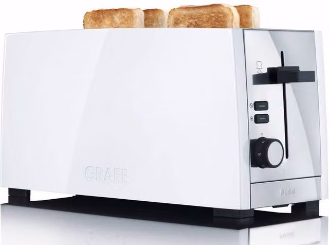 Graef 4 Slice Toaster in White