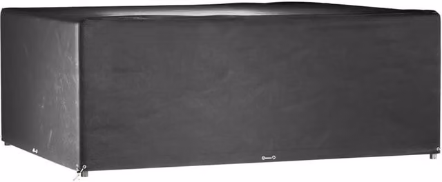 Berkfield Home Set of 2 Water Repellent Rectangular Sofa Garden Furniture Covers in Black, W/D/H: 278 x 204 x 105 cm