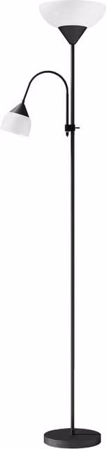 HOMCOM LED Mother and Child Floor Lamp in Black, Height: 180 cm