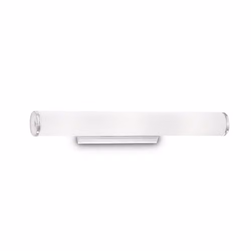 Netlighting Camerino 3 Light Modern White and Silver Aluminium Wall Lamp for Mirrors and Pictures with E14 Bulb Replacement