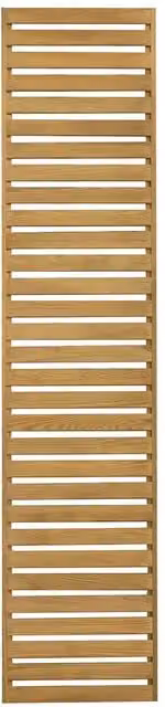 Forest Garden Brown Wooden Slatted Wall-Mounted Trellis Support