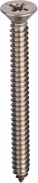 Unifix A4-316 Stainless Steel Pozidriv Self-Tapping Screws in Silver