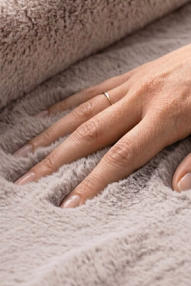 Allure Bath Fashions Softie Faux Fur Rug in Pink, W/D/H: 160 x 230 cm