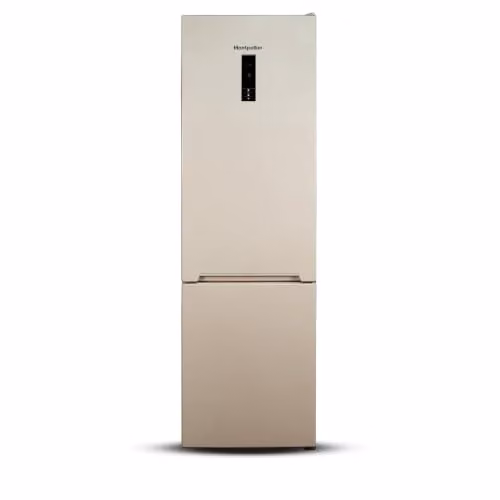Montpellier Beige No Frost Fridge Freezer with 327L Capacity, Top Freezer and Zero Degree Zone, E Energy Rating