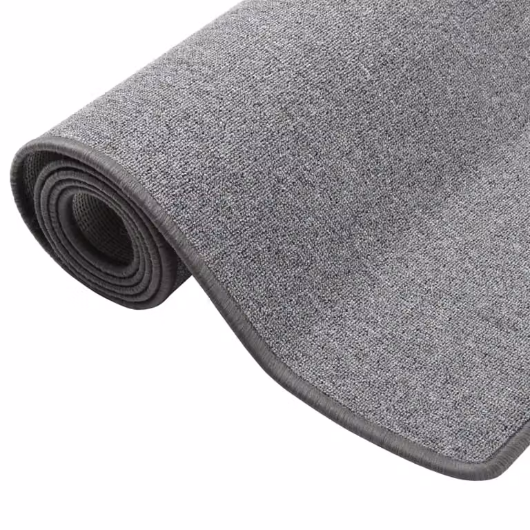 Berkfield Home Grey Hand Tufted Polypropylene Carpet Runner W: 80 cm, L: 250 cm
