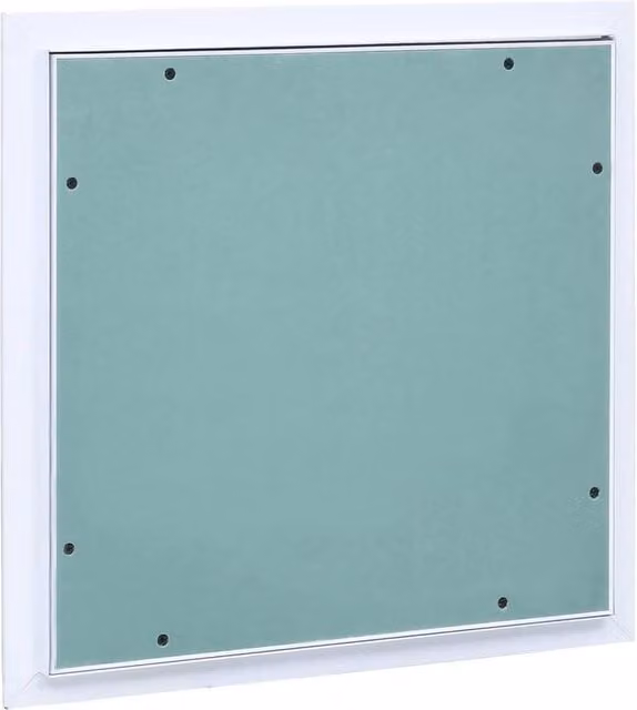 Berkfield Home Access Panel with Aluminium Frame and Plasterboard, W: 20 cm x H: 20 cm