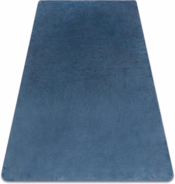 RugsX Posh Blue Modern Rectangular Polyester Rug, W: 80 cm, L: 150 cm