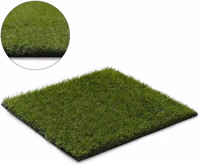 RugsX Artificial Grass Woodland Rug in Green, W/D: 150 x 200 cm