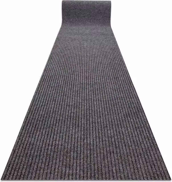 RugsX Non-Slip Brown Polypropylene Runner, W/D/H: 120 x 170 x 0.7 cm