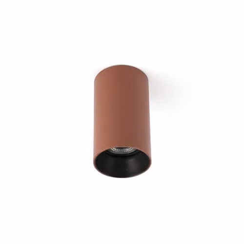 Netlighting Stan Surface Mounted Cylinder Downlight in Terracotta