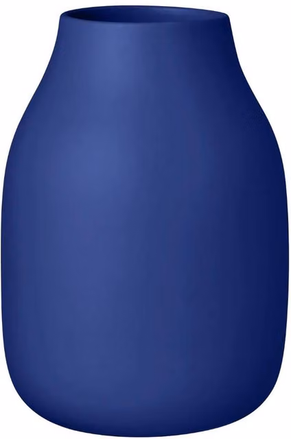 Blomus COLORA Vase Size L in Mazarine Blue Matt Ceramic