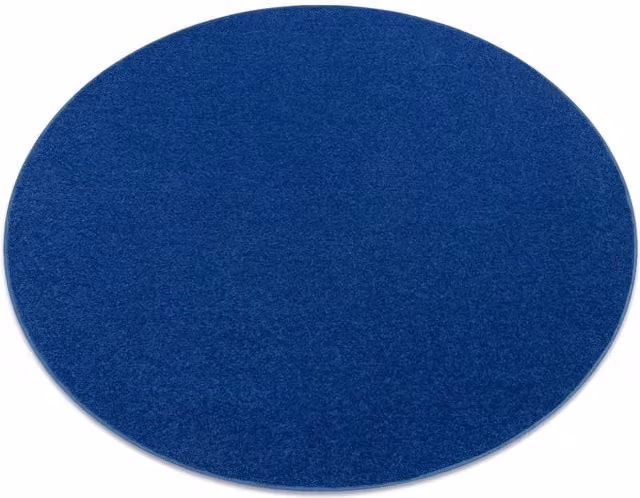 RugsX Eton Round Blue Polypropylene Rug, Diameter: 200 cm