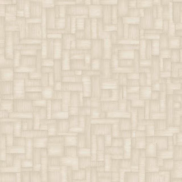 Grandeco Geometric Abstract Modern Textured Wallpaper in Beige