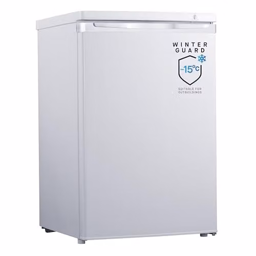 Teknix UC55F5W White Freestanding Undercounter Upright Freezer with 91 Litre Capacity and 4 Star Rating