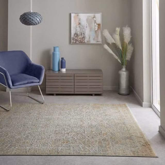 The Rug Shop UK Beige Kilim Traditional Abstract Area Rug, W: 160 cm, L: 230 cm