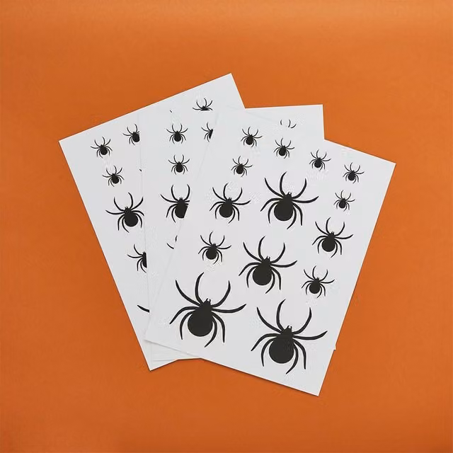 Club Green Halloween Spider Window Clings, Pack of 3, Multicolour