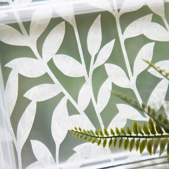 dc fix Jane Premium Static Cling Window Vinyl Wrap, White, W: 45 cm x L: 1.5 m