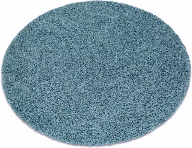 RugsX Soffi Round Blue Polypropylene Rug, Diameter: 100 cm