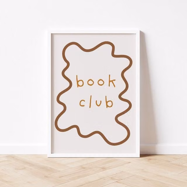 Autumns Corner Book Club Print Wavy Edition A2 Paper Poster