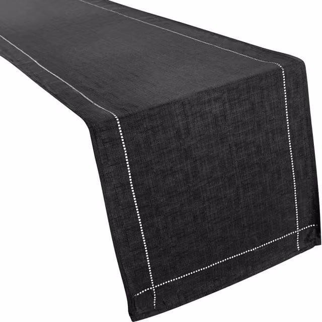 Gr8 Home Black Polyester Table Runner