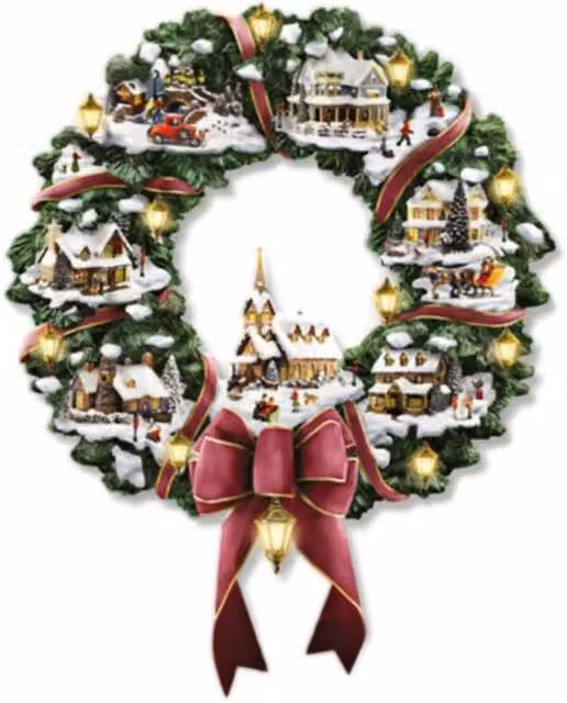 KDMD Christmas Window Sticker PVC Snowman and Santa Wall Art Decal in Green and Multicolour