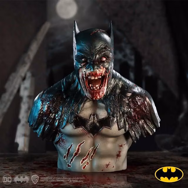Nemesis Now Batman DCeased Zombie Bust in Black and Multicolour, Height: 29 cm