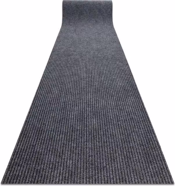 RugsX Non-Slip Grey Polypropylene Runner, W/D/H: 80 x 150 x 1 cm