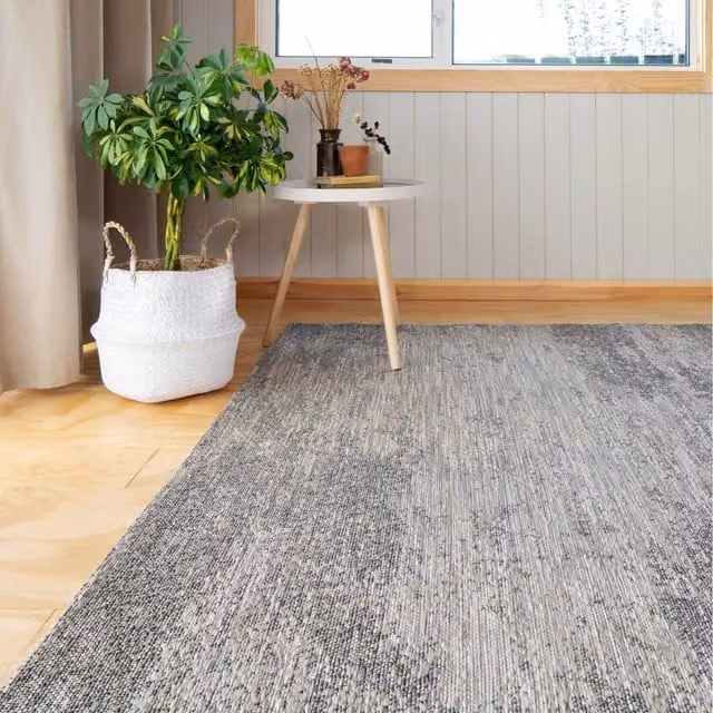 The Rug House Moroccan Distressed Outdoor Rug in Grey, W/D: 170 x 120 cm