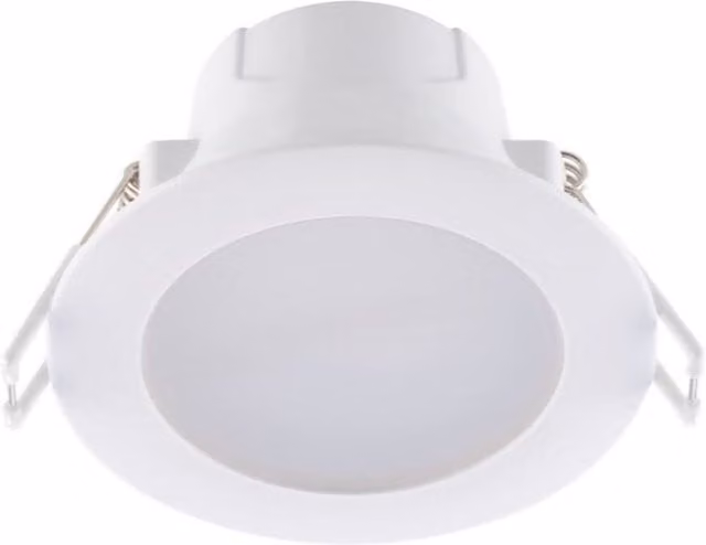 First Choice Lighting Set of 40 CCT LED Recessed Bathroom Downlights, White, IP44, Dimmable