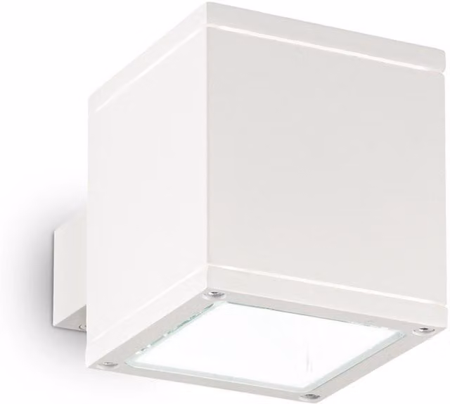 Ideal Lux Snif Square Up and Down Outdoor Wall Light in White