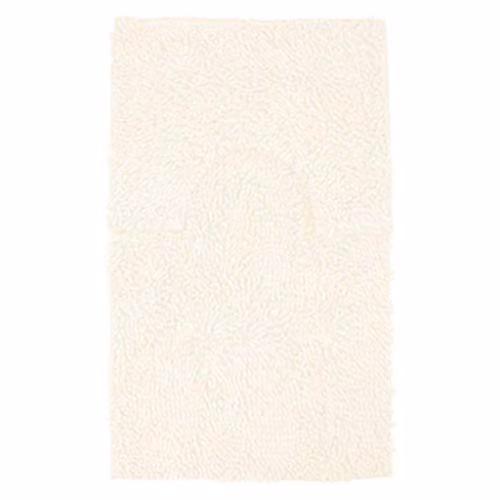 Gaveno Cavailia Non-Slip Chenille Bath Mat, Beige, W: 75 cm, D: 50 cm, H: 0.5 cm
