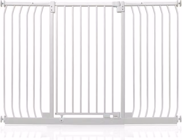 Safetots Extra Tall Elite Pressure Baby Gate, White, Height: 152 cm to 161 cm