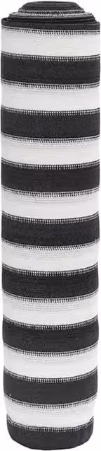 Berkfield Home Semi-Transparent Privacy Netting in Anthracite, White and Black, HDPE, W: 2 m, L: 10 m